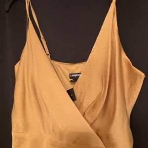 Golden summery formal express dress!